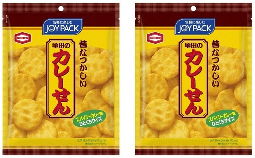 Japanese Rice Cracker Curry Senbei Spicy Snack Crispy Chips Food Kameda 52g - 第 6/32 張圖片
