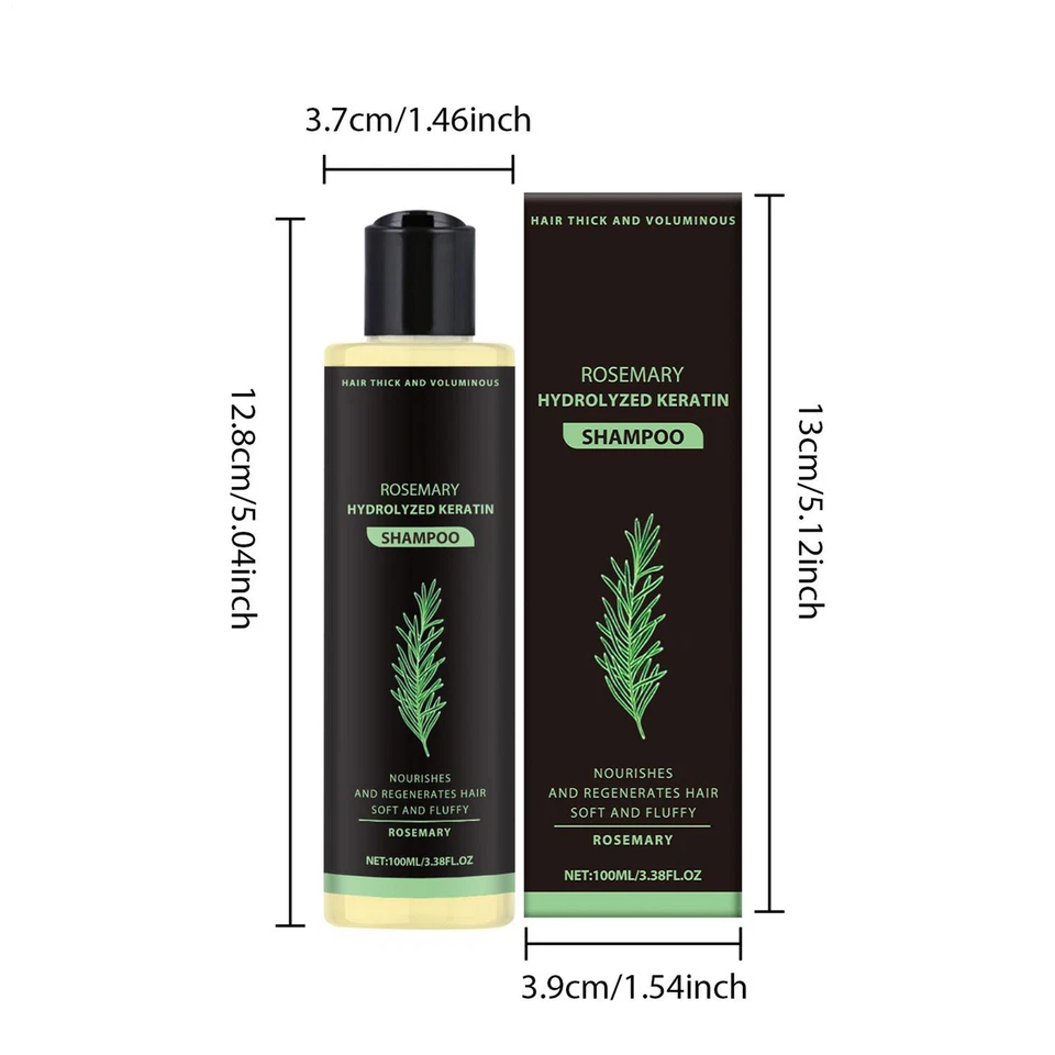 Organic Rosemary Hair Growth Shampoo for Women and Men-Natural Thickening - Image 3 of 4