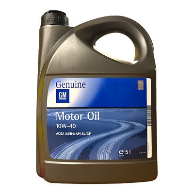 5 Liter ORIGINAL GM / OPEL 10W-40  MOTORÖL 10W40 A3 / B4 Universal SL / CF