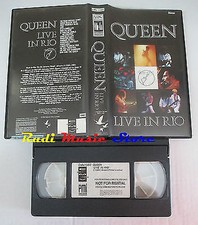 VHS QUEEN Live in rio 1985 CMV 1080 60 MINUTI freddie mercury may cd mc dvd(VM5)