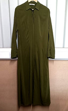Liviana Conti Womens Dress Green Size EU 42 UK 14 Maxi Shirt Lagenlook Italy