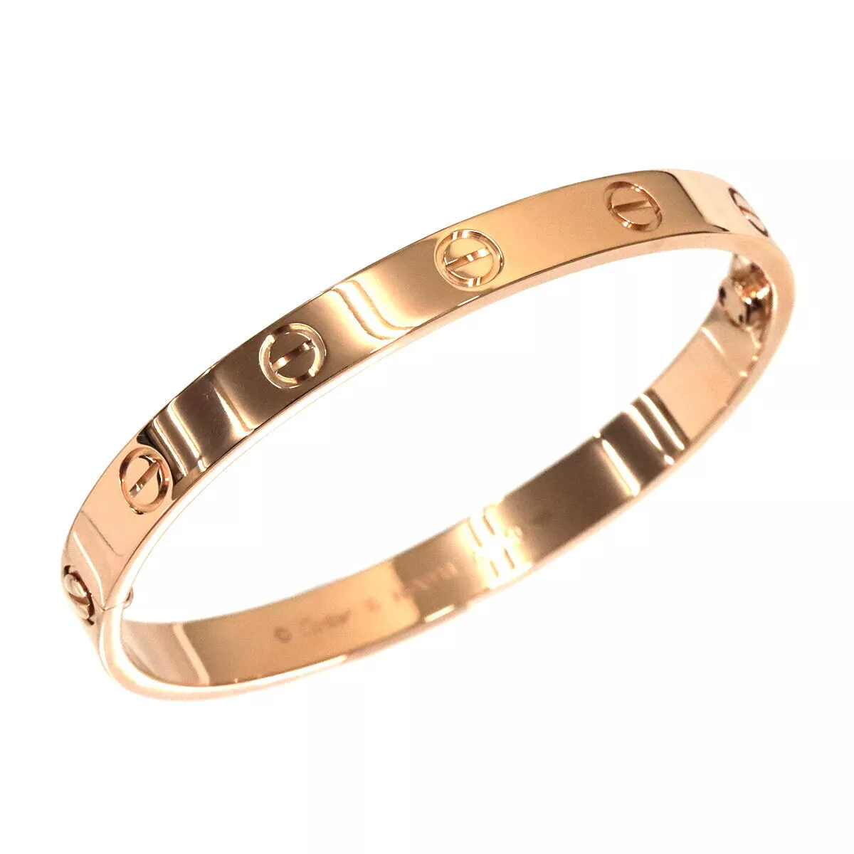 Cartier Love Bracelet Bangle 18K Pink Gold 750 Size16 90193981