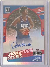 DANIEL OTURU 2020-21 PANINI DONRUSS SIGNATURE SERIES AUTO ROOKIE RC #SG-DOT