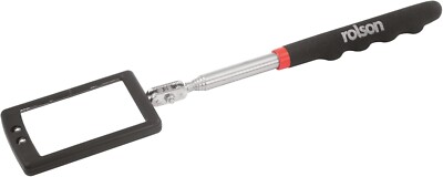 Teleskop Licht Inspektionsspiegel 2 helle LED-Griffe ausziehbar 29-87 cm kostenloser Versand
