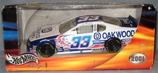 2001 Joe Nemechek "Oakwood Homes" 1:24 Scale NASCAR Diecast Car- With Box