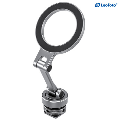 【US Dealer】Leofoto PM-03 Magnetic Phone Mount with Cold Shoe