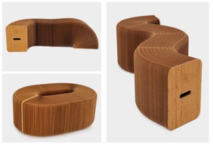 Home Furniture Soft Seating Modern Design Accordion Fing Paper ...