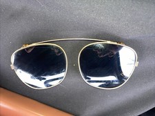 Antique American Optical Outdoor CLIP ON Sunglasses Gold Frame