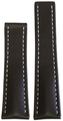 22mm RIOS1931 for Panatime Mocha Calf Leather Watch Band w WS For Breitling Depl