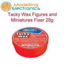 Tacky Wax Figures and Miniatures Fixer for model rail and dolls house 28g