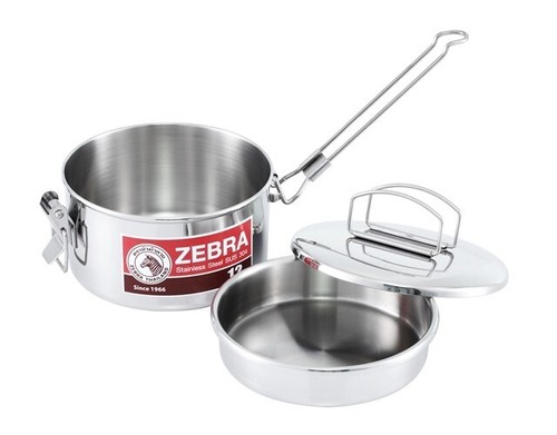 Zebra Round lunch box Stainless Steel shelf Simple II Zebra brand Available - Picture 2 of 6