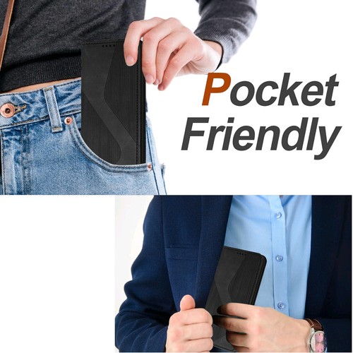 Leather Wallet Card Case for Samsung S24 Ultra S23 S22 S21 S20FE S10 Flip Cover - Picture 12 of 48