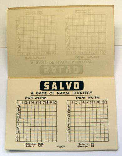 Salvo A game of Naval Strategy for Two Players c.1950s - 60s - Picture 6 of 8