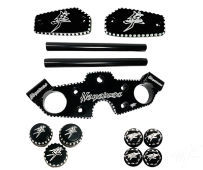 2022-2024 Suzuki Hayabusa Gen 3 Black Contrast Cut Triple Tree