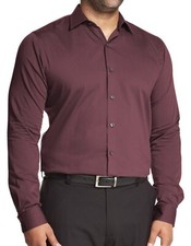 VAN HEUSEN Classic Fit Long Sleeve Dress Shirt Men  s L 16-16.5  New
