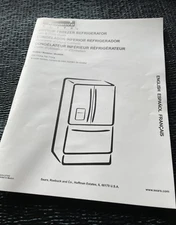 Sears Kenmore Elite Bottom Freezer Refrigerator 795.7724 Owner's Manual ONLY