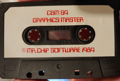 Graphics Master (Mr. Chip 1989) Commodore 64 (Tape) working condition