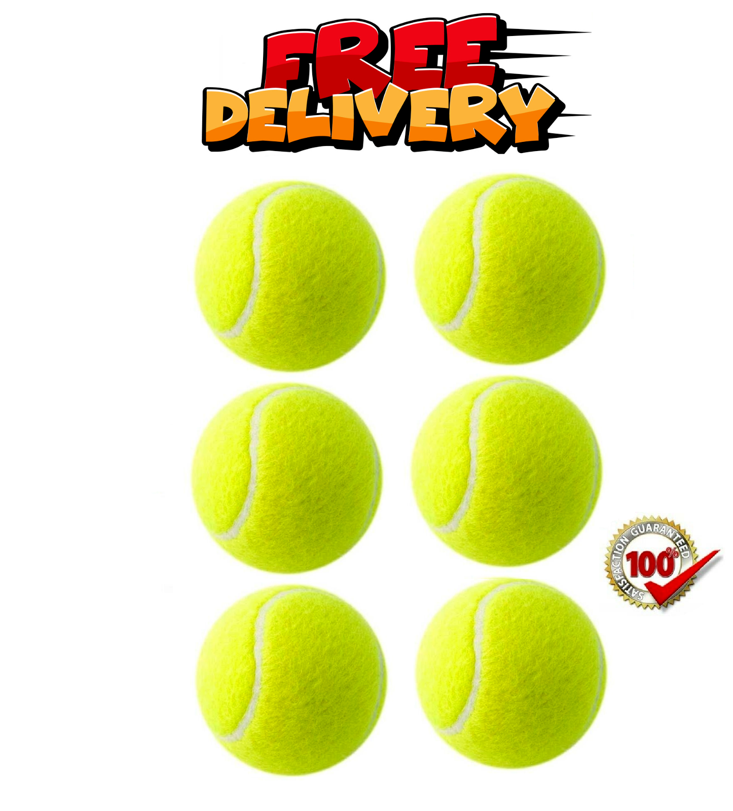 24x Tennis Balls Sports Outdoor Training Play Fun Cricket Beach Dog