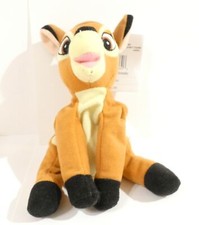 VINTAGE DISNEY BAMBI NWT THE DISNEY STORE / DISNEY PARKS MINI BEAN BAG 7"