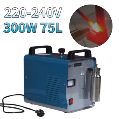 Oxy-Hydrogen 75L Generator Acrylic Flame Polishing Machine Water Welder 300W