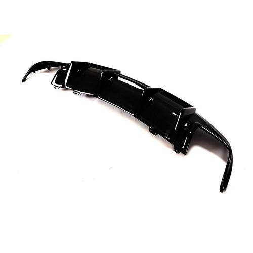 For Mercedes Benz W117 C117 Sport & CLA45 AMG Gloss Black Rear Bumper Diffuser - Picture 7 of 15