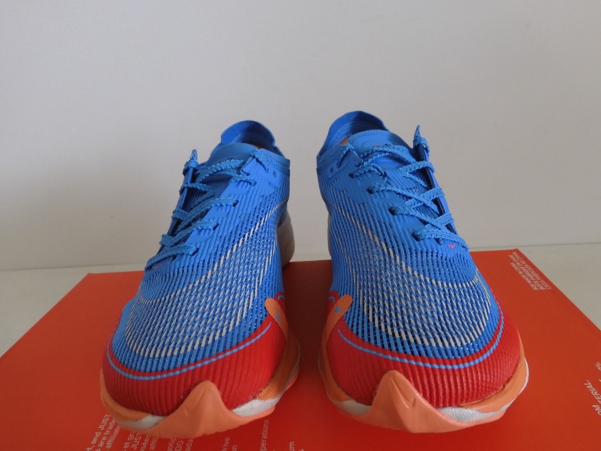 WMNS NIKE AIR ZOOMX VAPORFLY NEXT% UNIVERSITY BLUE-BROWN SZ 5