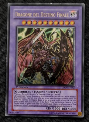 yu gi oh dragone del destino finale rara ultimate lodt-it042 ita