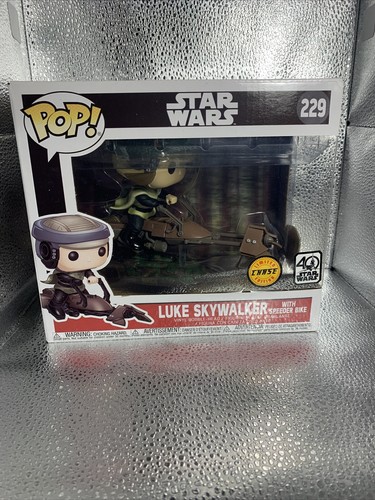 FUNKO POP! Star Wars Luke Skywalker mit Speeder Bike limitierte Auflage Jagd #229