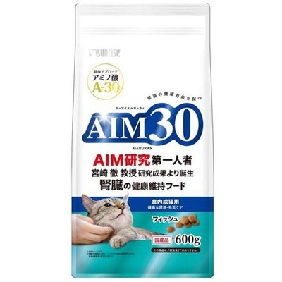 AIM30 Healthy Urinary Tract and Hairball Care for Indoor Adult Cats Fish 600g