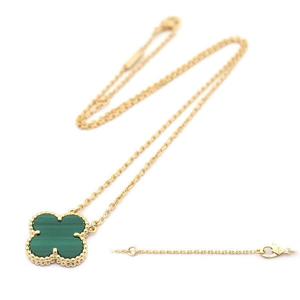VanCleef & Arpelsネックレス　MINI size Sweet Alhambra pendant 18K rose gold, Carnelian - Van Cleef