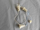 OEM GE Microwave Oven JVM1540DM2BB Double & Single Lamp Socket Assembly — photo 2
