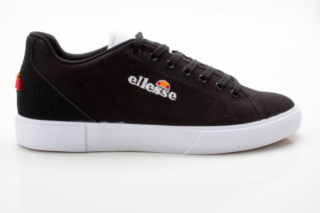 Ellesse Taggia TEXT AM Herren Sneaker Leinen Turnschuhe schwarz
