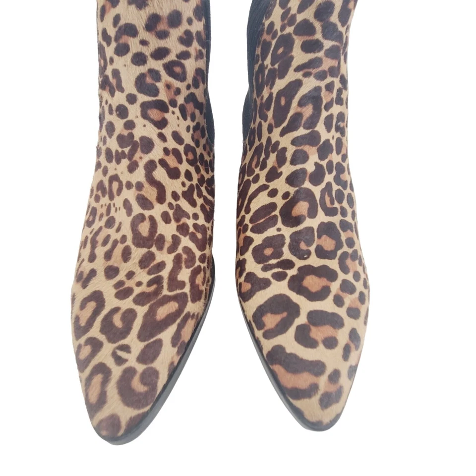 Женские сапоги Dolce Vita с анималистическим принтом без застежек с миндальным носком размер 8 - Изображение 3 из 4