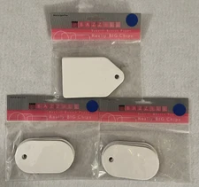 Scrapbooking- Bazzill Basics Paper- Really BIG Chips- White ,3 Packages