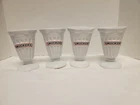Vintage Smuckers White Milk  Footed Ice cream Desert Pedestal Cup/Goblets