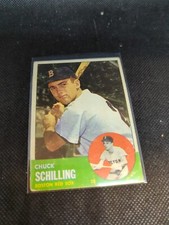 1963 Topps Chuck Schilling #52 Boston Red Sox Baseball Card