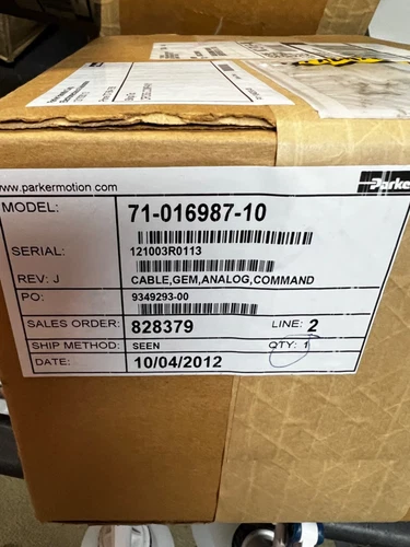Parker Compumotor 71-016987-10 6K controller to Gemini drive dual cable
