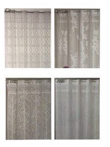 Vorhang Gardine Dekoschal Voile Stangendurchzug Weiss 140x235 Cm Ebay