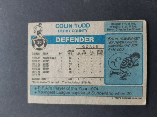 Topps Football Cards 1976 / 77 Blue / Grey Back Series 1 (1 - 110) UPDATED - Picture 64 of 214