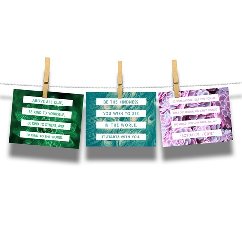 True Colors Series Kind Cards 14-Card Postcard Collection - Picture 4 of 7