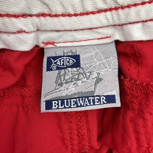 AFTCO Bluewater Angelshorts Cargo Bootfahren Nylon Utility Taschen rot Gr. 34 - Bild 2 von 8