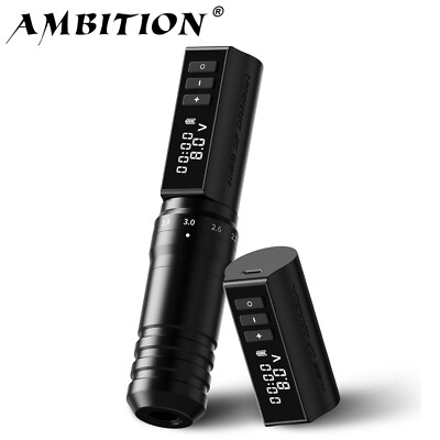 Ambition Hunter Max Kabellose Tattoomaschine Verstellbarer Hub 2,2-4,2mm 2400mAh