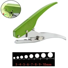 Punch Pliers Round Single Hole Puncher Hand Paper Scrapbooking Photos Punches US