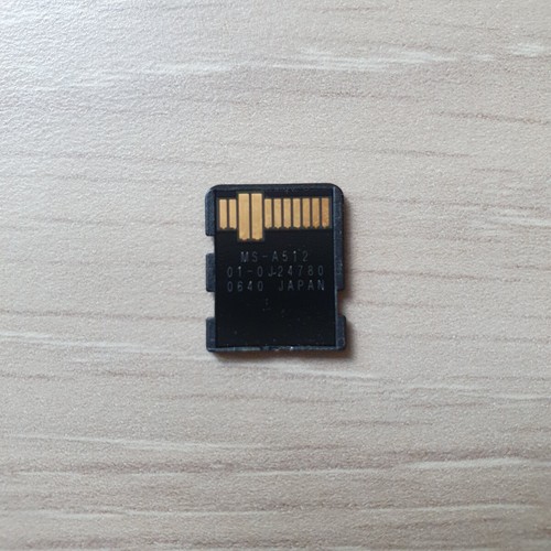 Sony MS-A512 Black 512MB Micro Memory Card with Memory Stick M2 Adapter - Picture 2 of 4