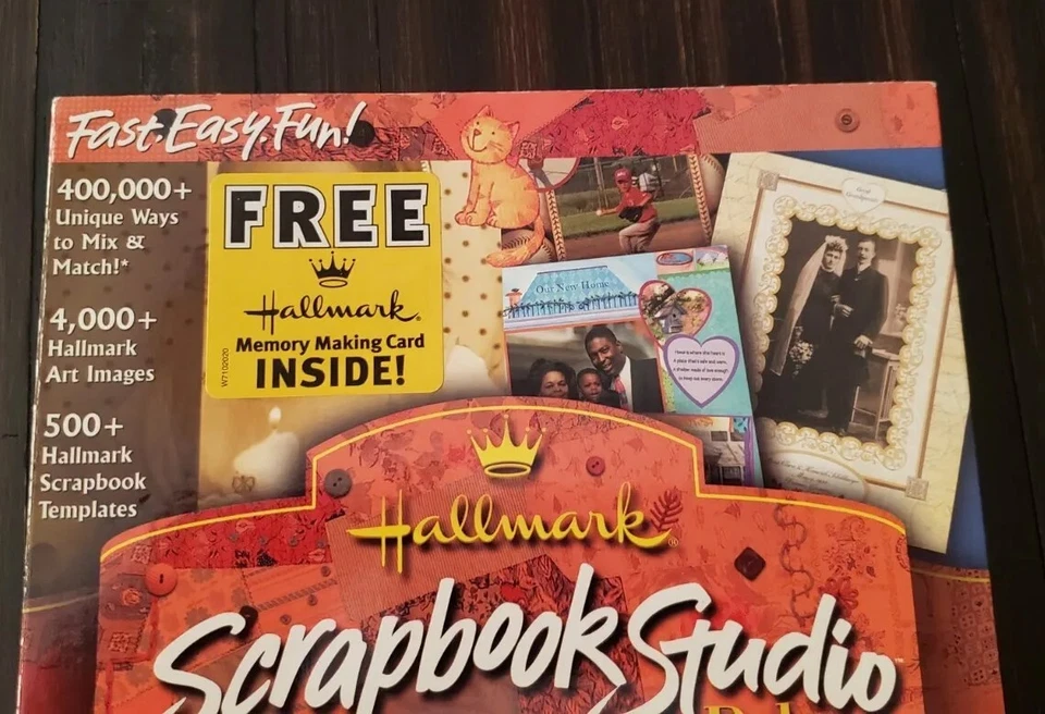 Hallmark Scrapbook Studio Deluxe CD Create Images Pictures Crafts Templates NIB - Image 3 of 4