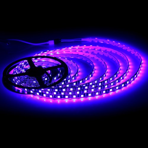 16ft 5050 RGB LED Strip Light for Room Party Bar TV Black Tape Light Waterproof - Picture 16 of 18