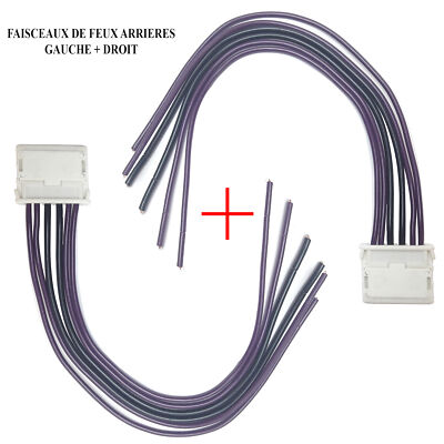 Kit De Réparation Connecteur Feu Arrière PEUGEOT 206 SW / 307 / 407 - 6 Fils - PARTSLINE - Neuf