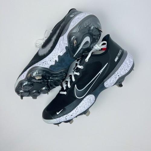 Alpha Huarache Elite 3 Low 'Black White' CK0746-010 Cleat - Picture 6 of 7