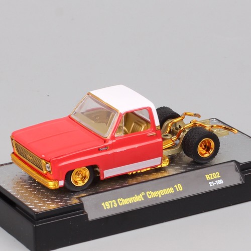 M2 1/64 Mini Scale 1973 Cheyenne 10 Truck Diecast Car Model Toy - Picture 23 of 44