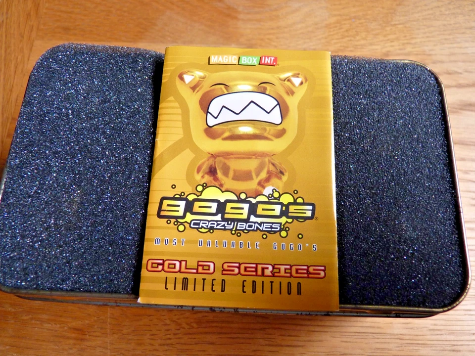 Gogo's Crazy Bones Gold Series Part 1 Limited Edition Tin Plus TOP TRUMPS - Image 2 of 4
